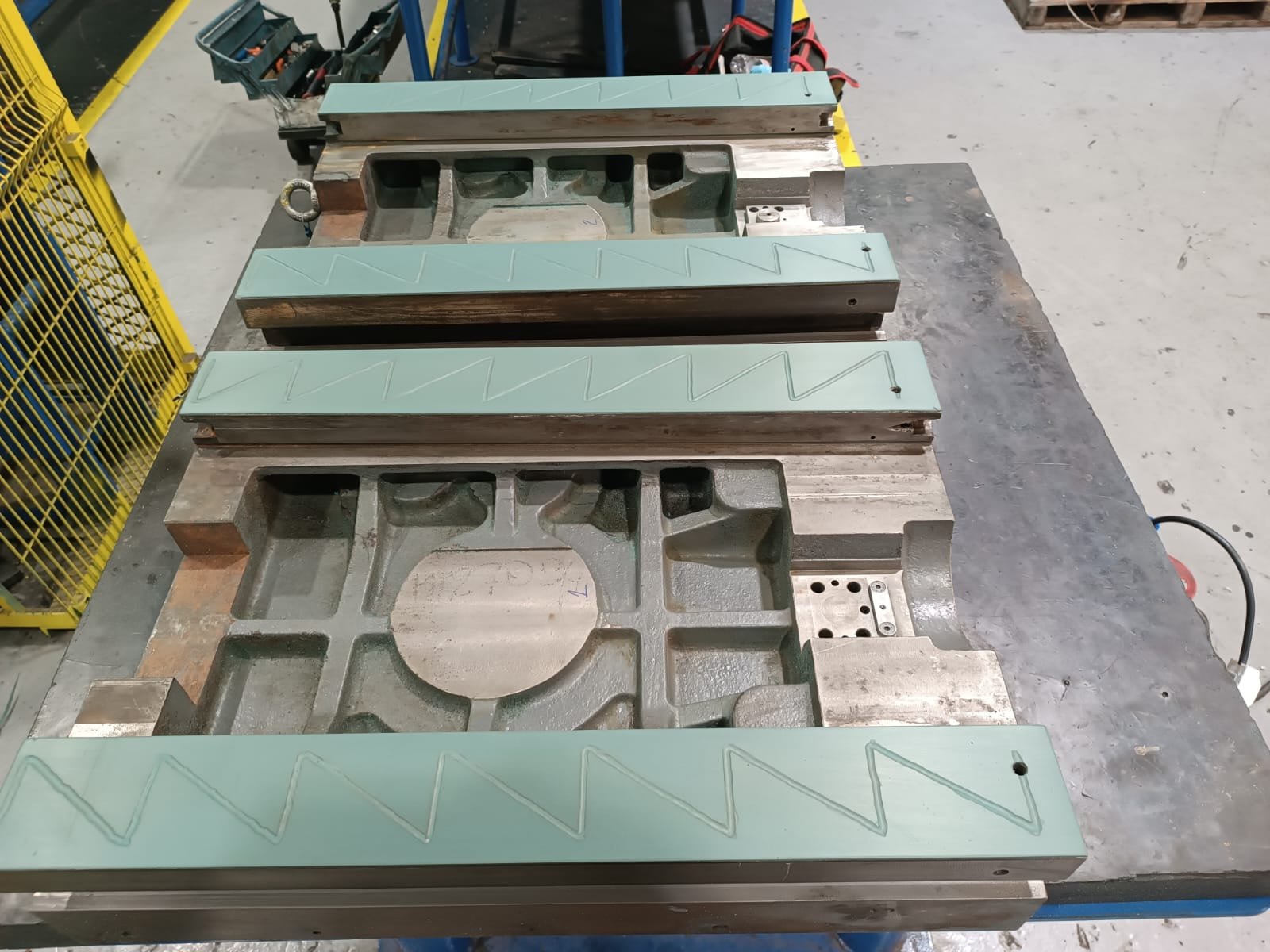 Alinhamento geométrico de máquina CNC